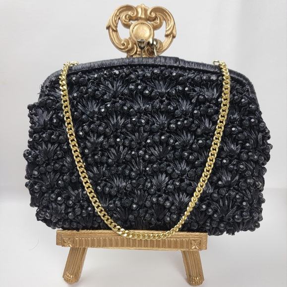 1960's Marcus Brothers of Miami Woven Handbag Purse - Picture 1 of 8